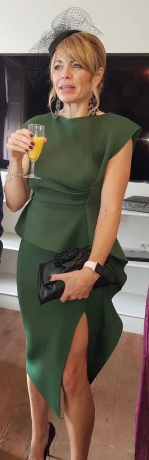 ASOS Design Green Scuba Occasion Dress — photo 3 of 5