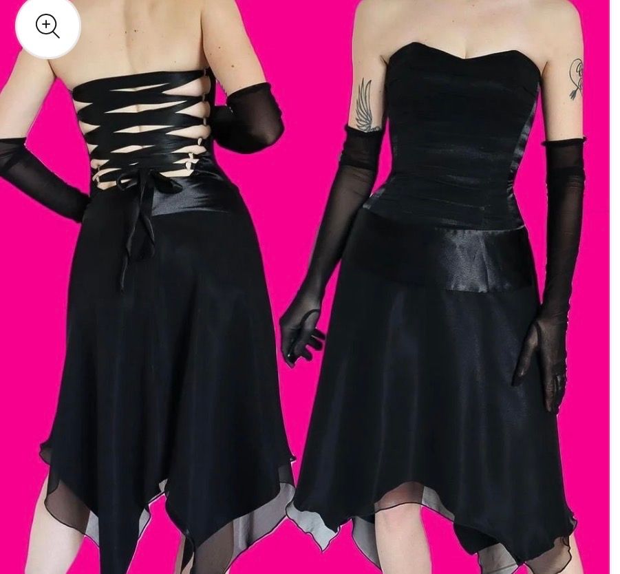 Charas black corset cocktail dress 2000's  — photo 2 of 5