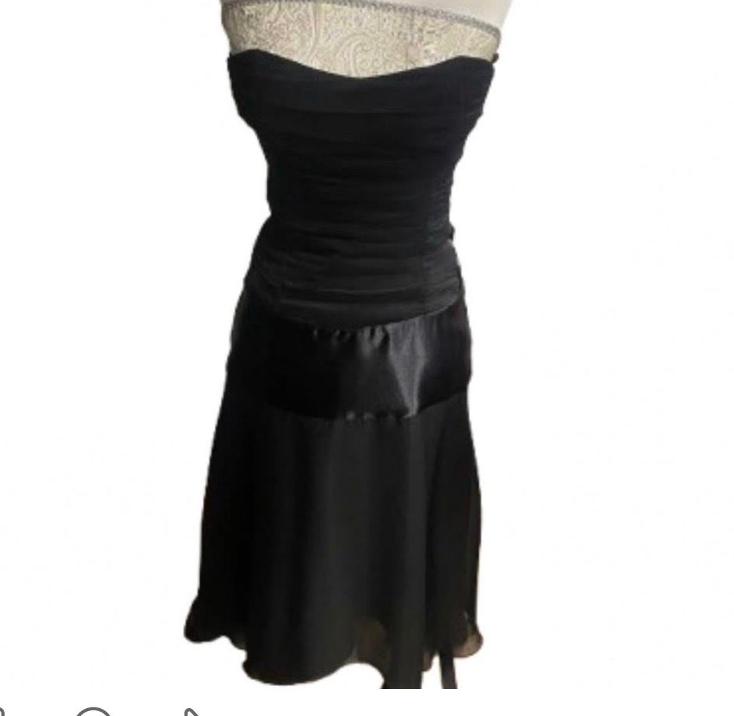 Charas black corset cocktail dress 2000's  — photo 3 of 5