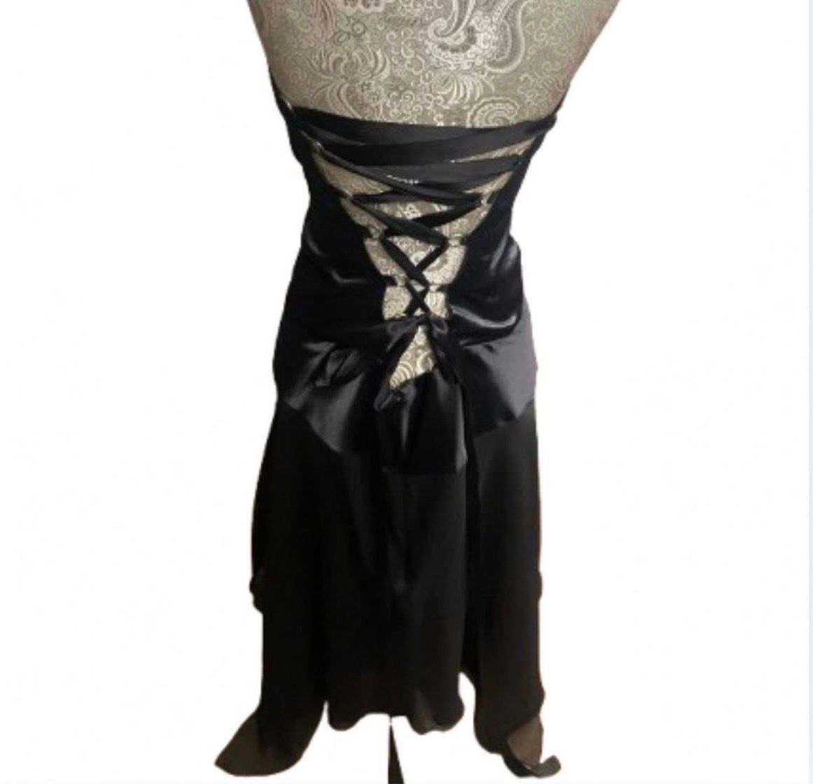 Charas black corset cocktail dress 2000's  — photo 4 of 5