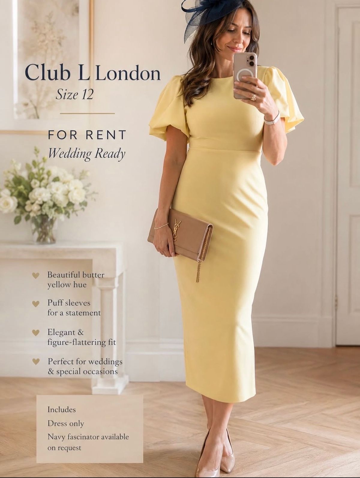 Club L London Yellow Dress — photo 1 of 2