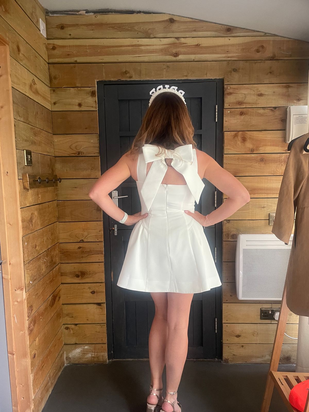 Coast Ivory Mini Dress with Bow  — photo 2 of 5