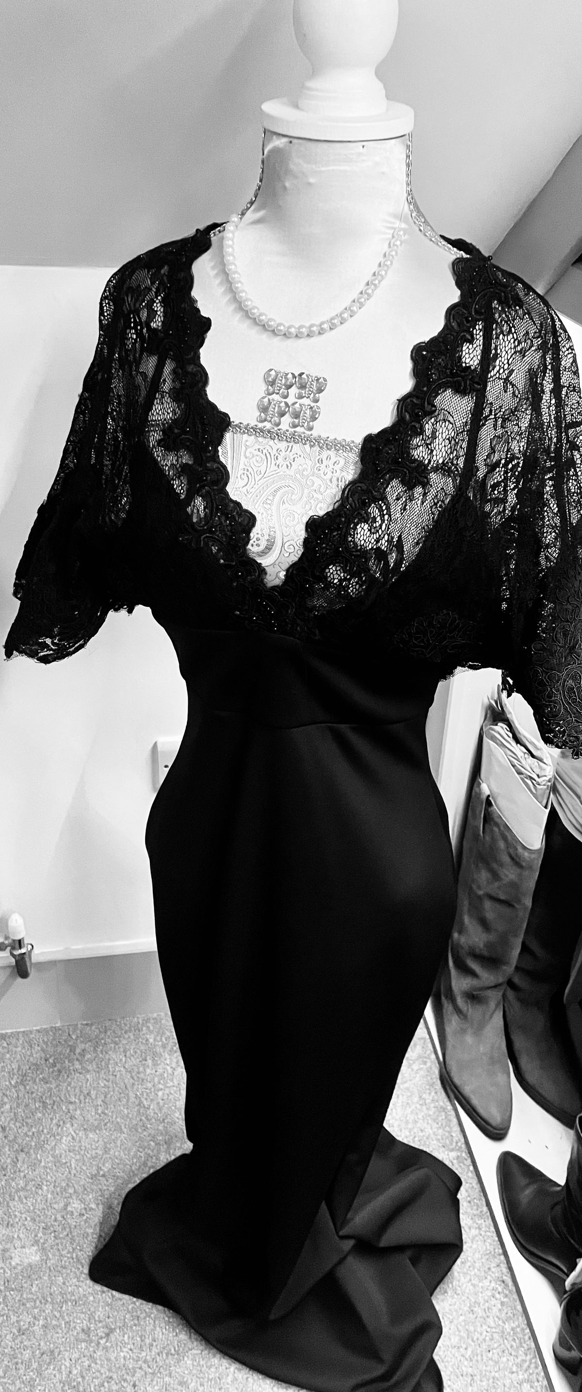 Glamorous Black Maxi Dress — photo 6 of 7