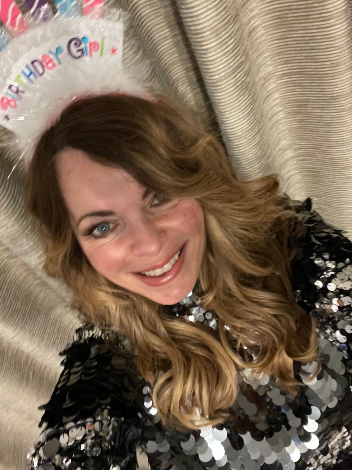 H&M Silver Sequin High Neck Mini Dress  — photo 3 of 4