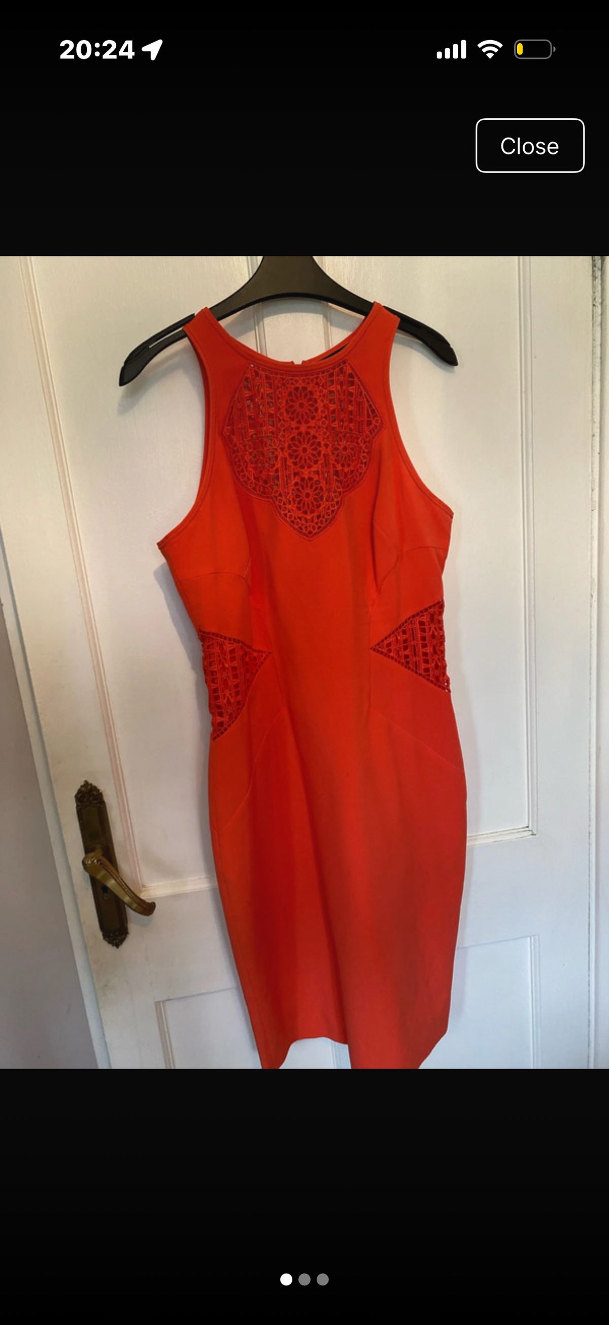 Karen Millen Orange Pencil Dress  — photo 2 of 2