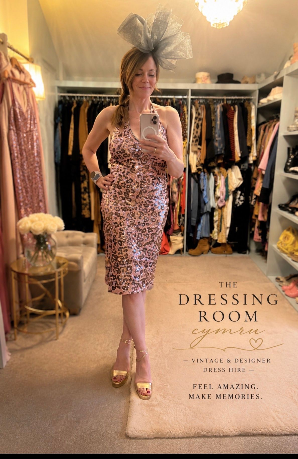 Karen Millen Vintage 1990's Sequin Halterneck Dress  — photo 1 of 4