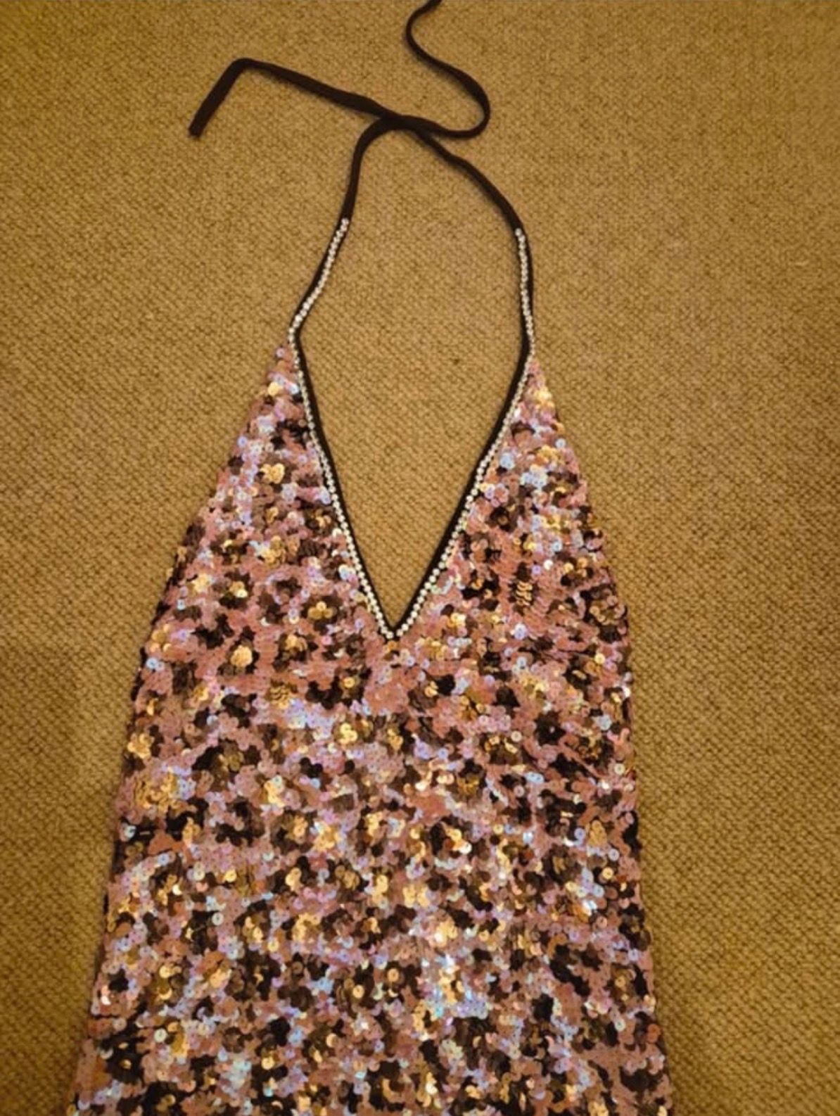 Karen Millen Vintage 1990's Sequin Halterneck Dress  — photo 2 of 4