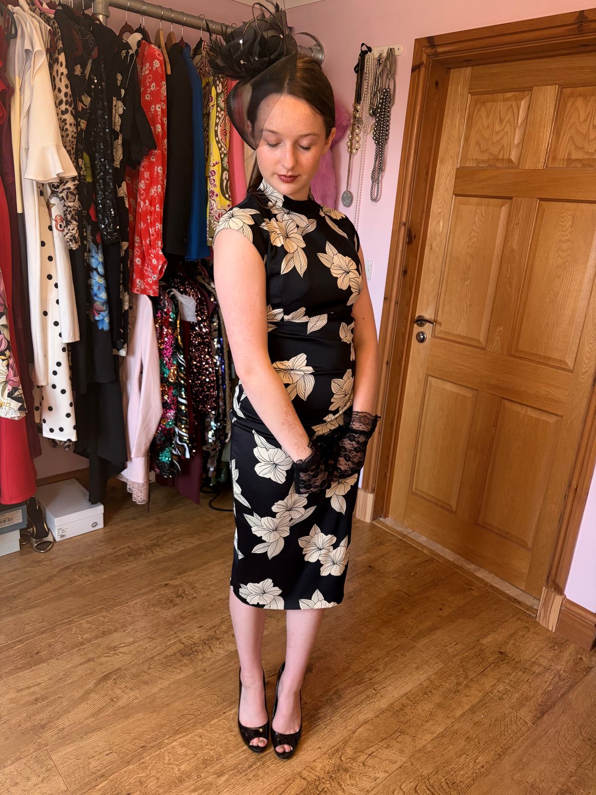 Karen Millen Vintage 2000's Oriental Wiggle dress.  — photo 6 of 12