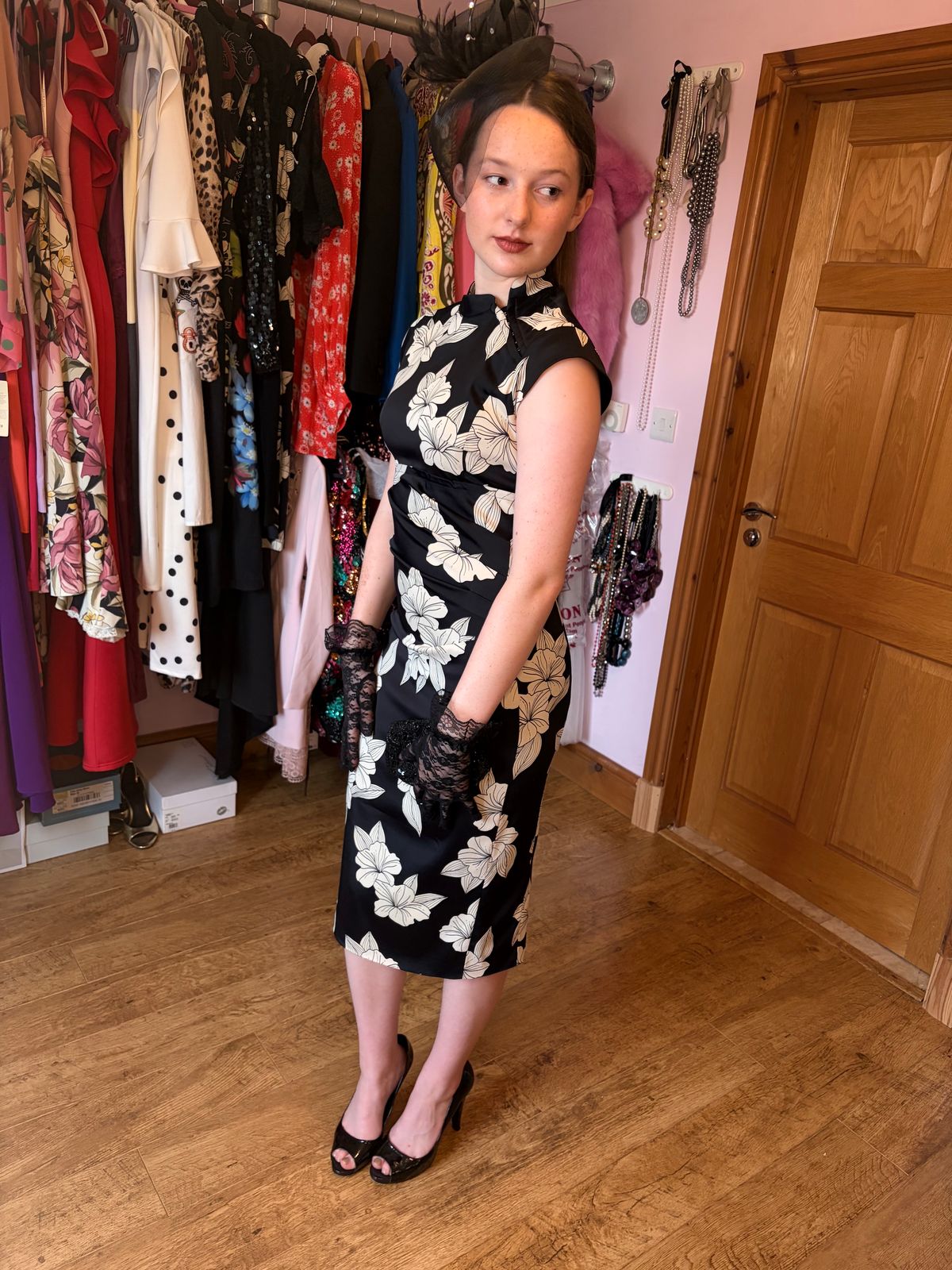 Karen Millen Vintage 2000's Oriental Wiggle dress.  — photo 8 of 12
