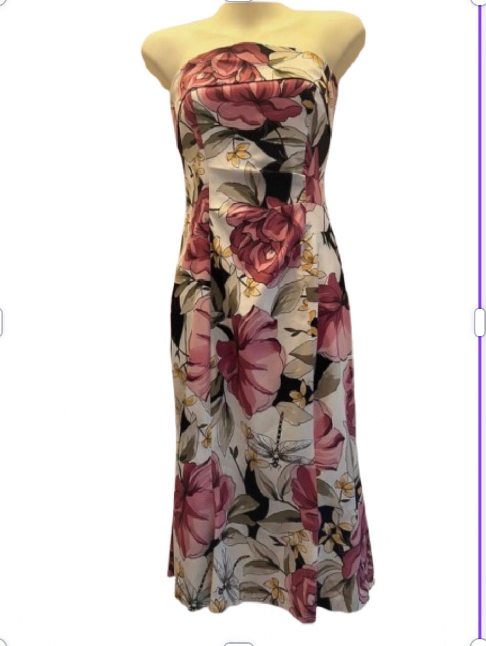 Karen Millen Vintage Strapless Dragonfly Dress  — photo 2 of 3
