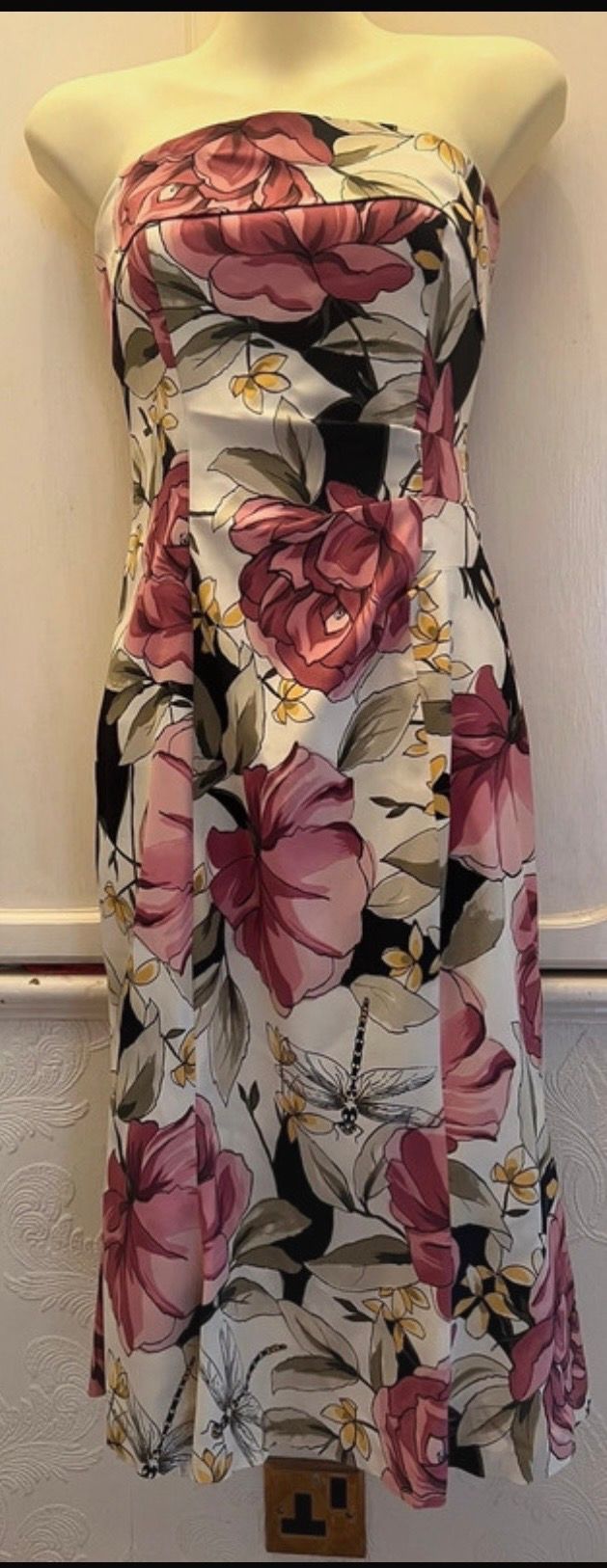 Karen Millen Vintage Strapless Dragonfly Dress  — photo 3 of 3
