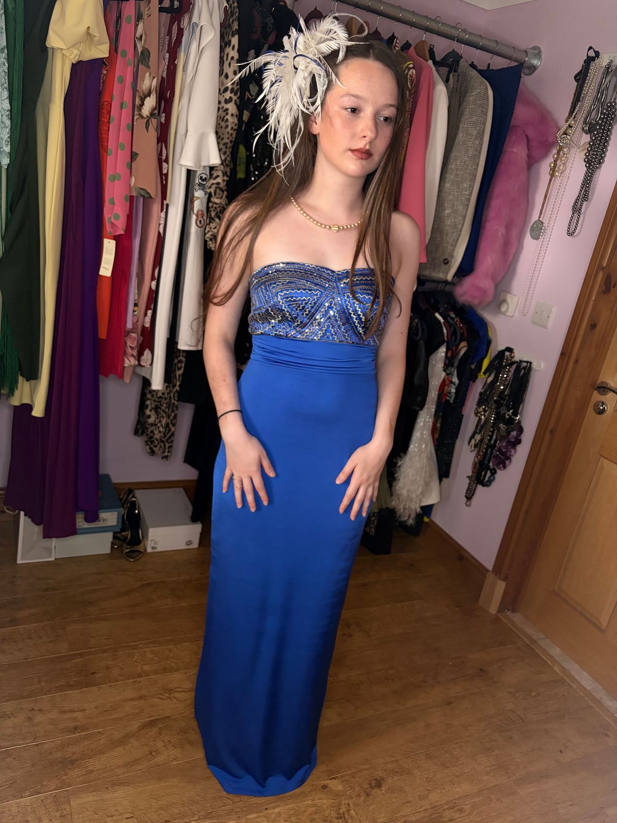 Lipsy London Sequin Bandeau Maxi Dress 2013  — photo 3 of 7