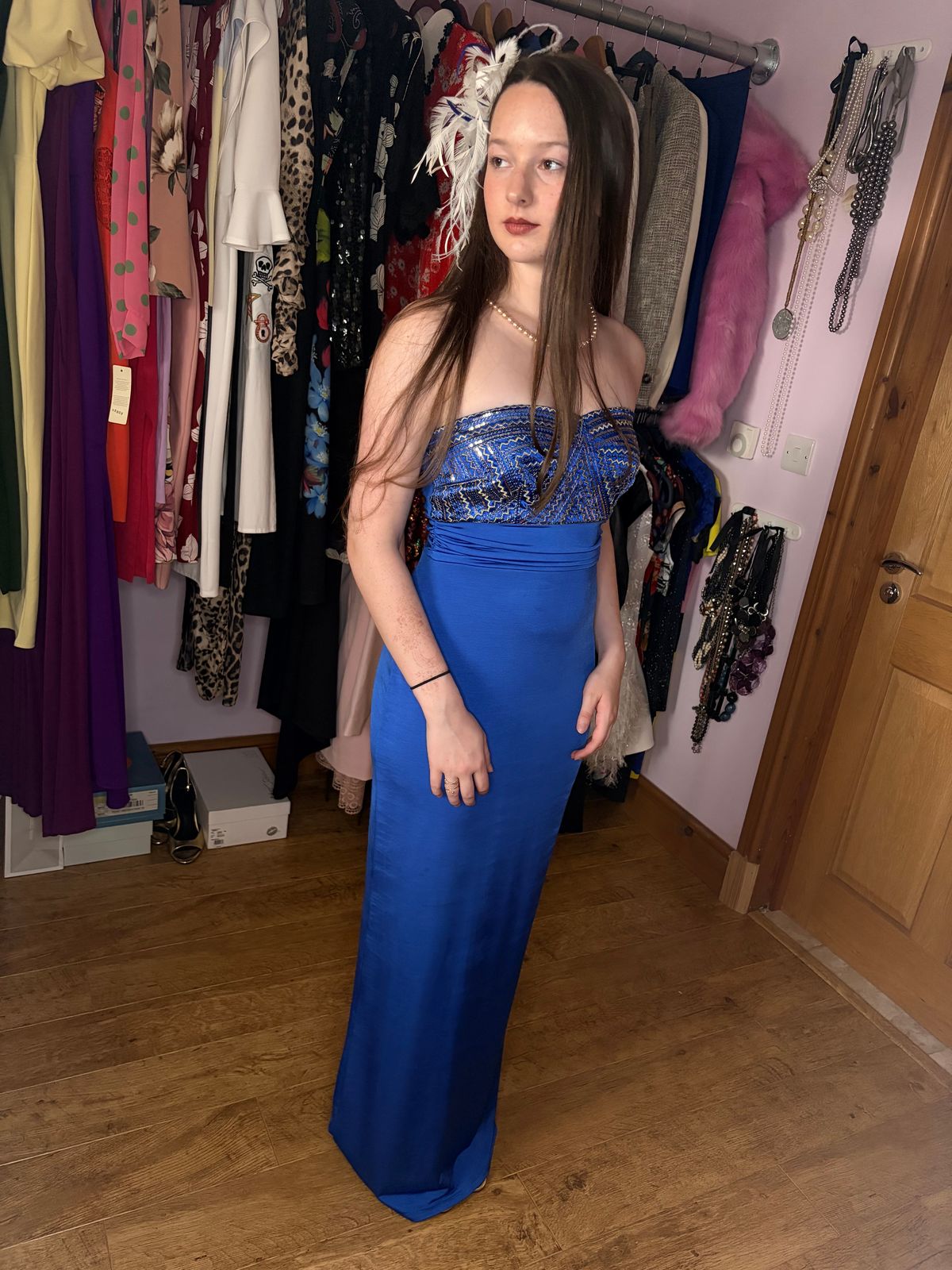 Lipsy London Sequin Bandeau Maxi Dress 2013  — photo 5 of 7
