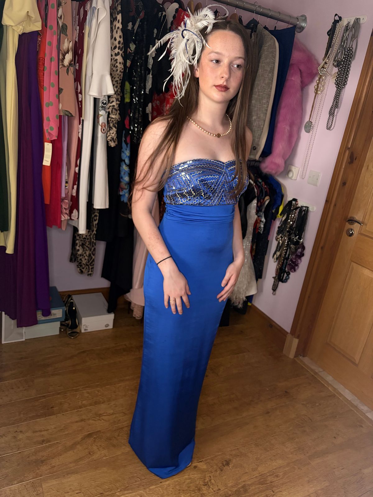 Lipsy London Sequin Bandeau Maxi Dress 2013  — photo 6 of 7