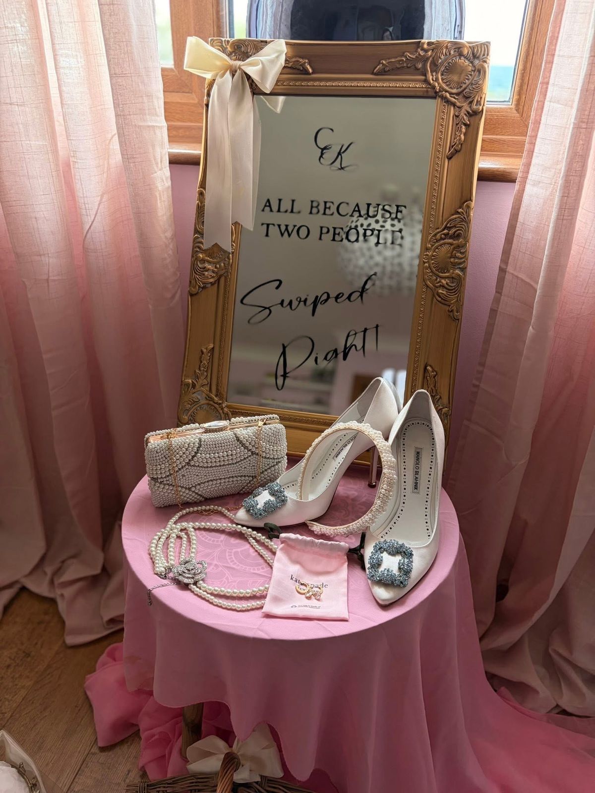 Manolo Blahnik Hangisi 120 Bridal Shoes Size 6 — photo 3 of 3