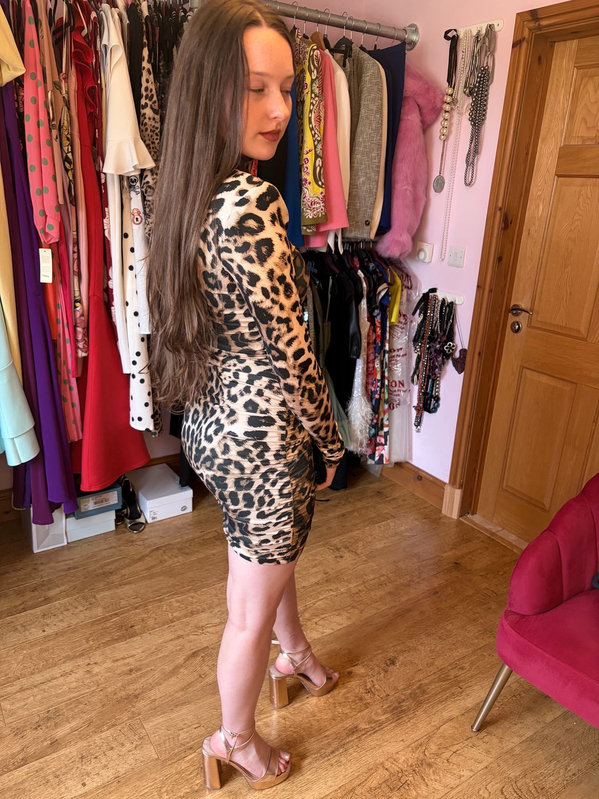 Ruched and Ready Eyes on You Dress  — photo 1 of 12