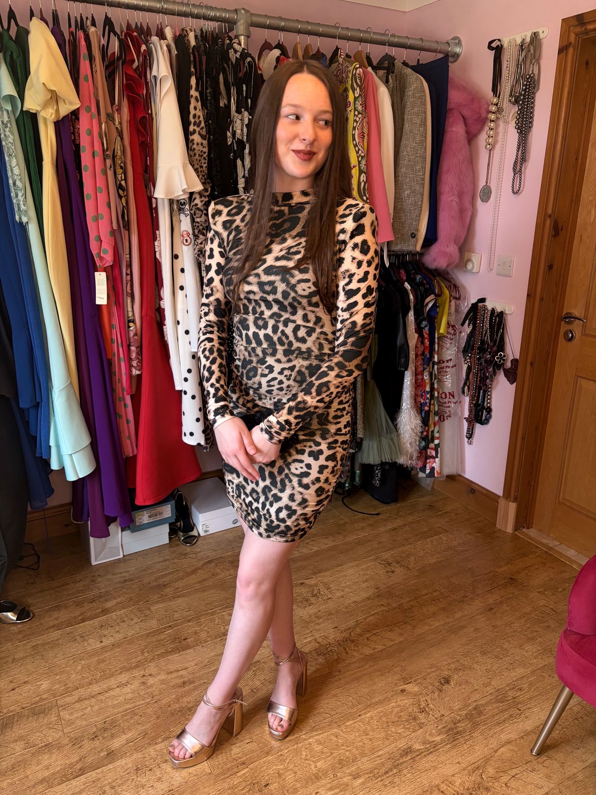 Ruched and Ready Eyes on You Dress  — photo 10 of 12