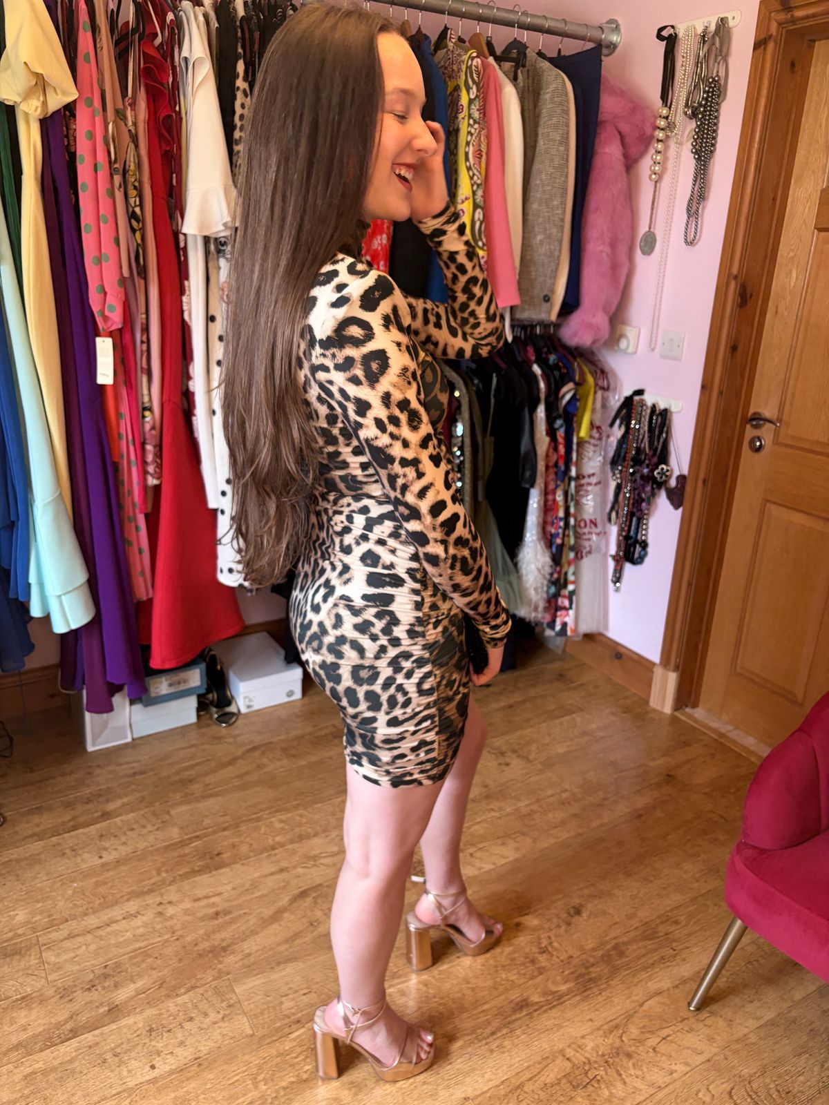 Ruched and Ready Eyes on You Dress  — photo 9 of 12