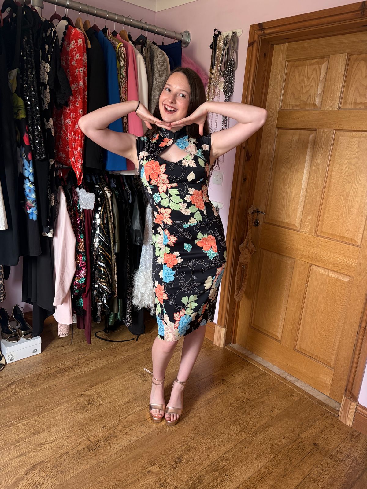 Vintage 2000's Karen Millen Oriental Wiggle Dress  — photo 8 of 10