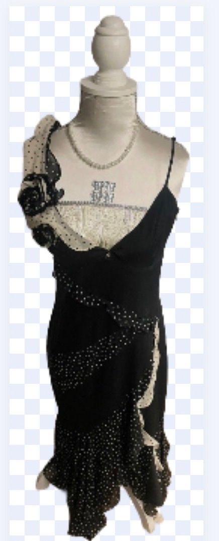 Y2k Karen Millen Silk Ruffle Cocktail Dress  — photo 1 of 18